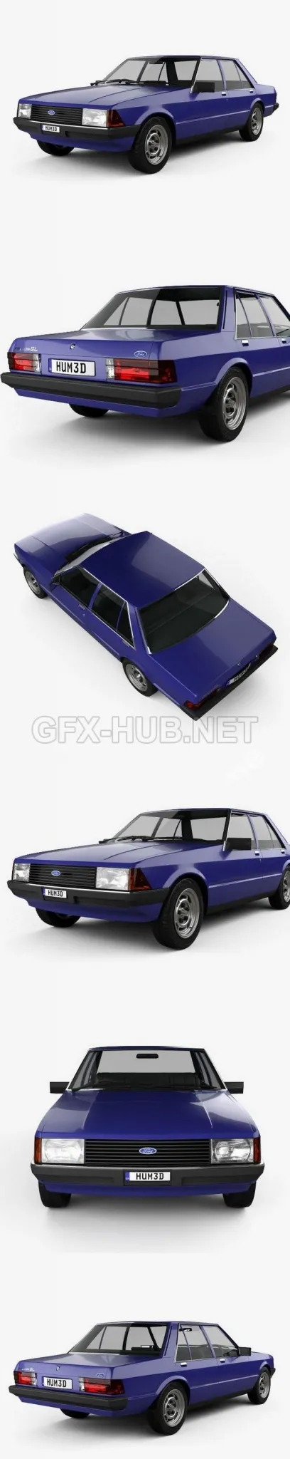 CAR – Ford Falcon 1979  3D Model