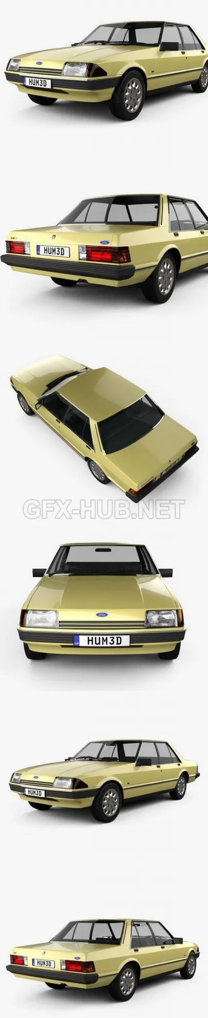 CAR – Ford Falcon 1982  3D Model