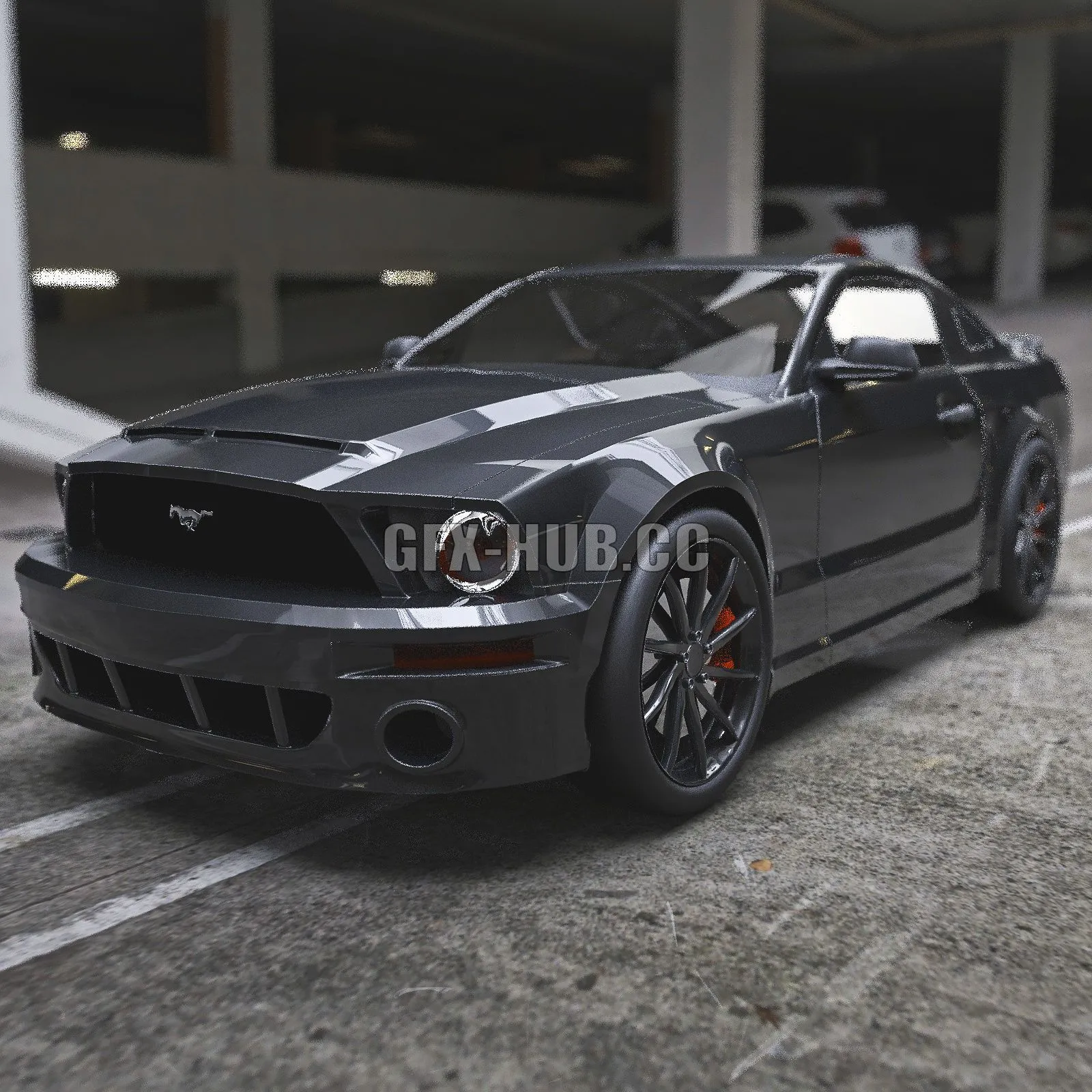 CAR – Ford Mustang GT 3D Model