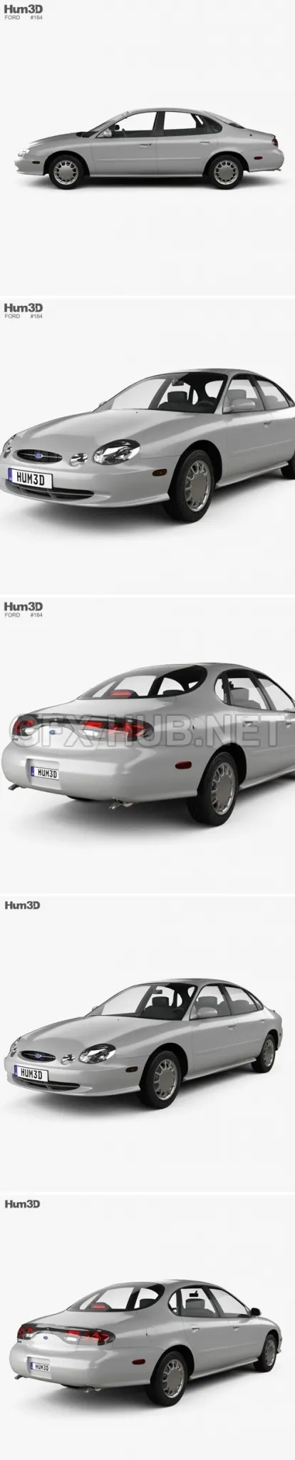 CAR – Ford Taurus 1996  3D Model