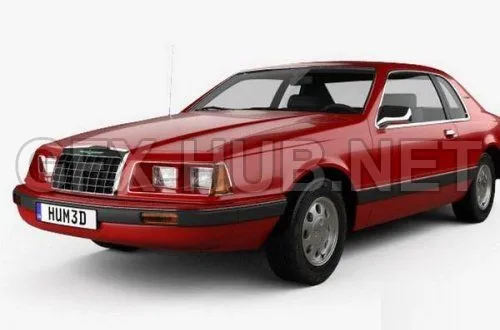 CAR – Ford Thunderbird 1983  3D Model