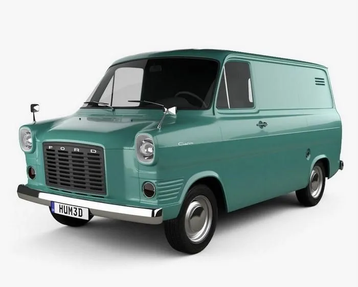 CAR – Ford Transit Panel Van 1965 3D Model