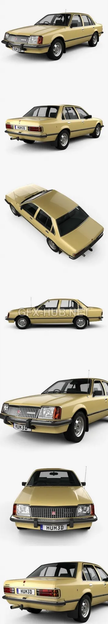 CAR – Holden Commodore 1980  3D Model