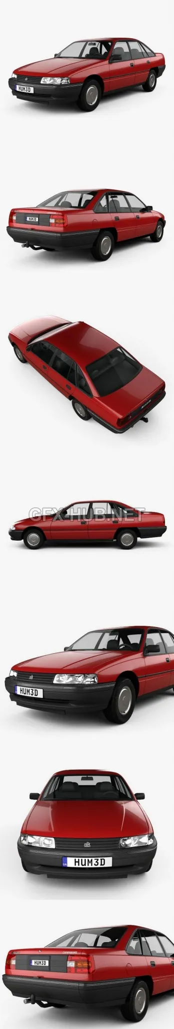 CAR – Holden Commodore 1988  3D Model