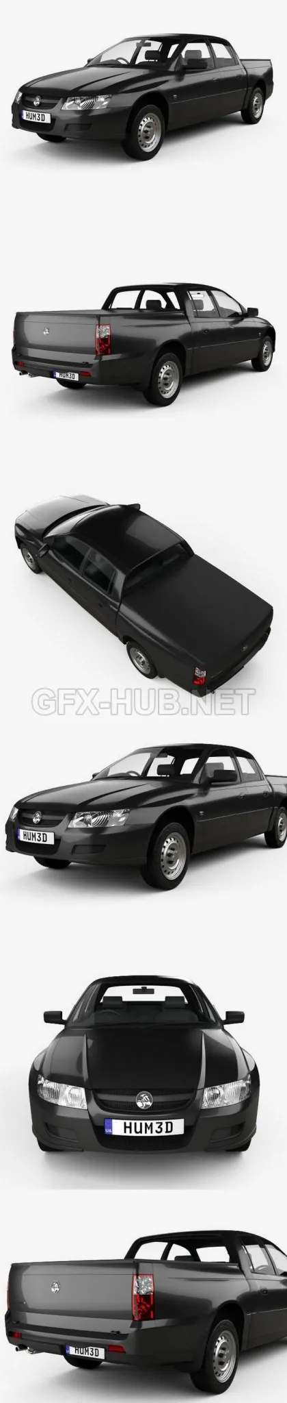 CAR – Holden Crewman 2005  3D Model