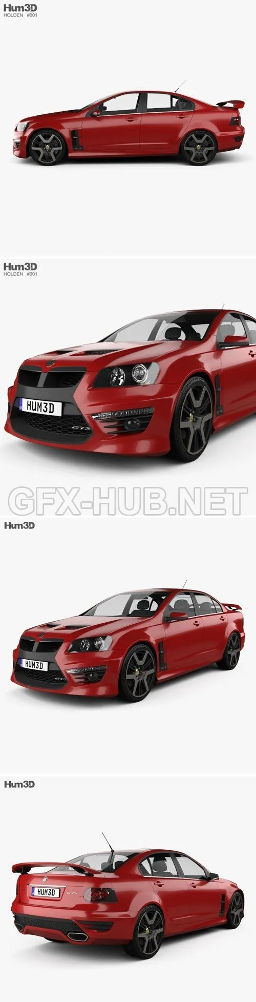 CAR – Holden HSV GTS 2012  3D Model