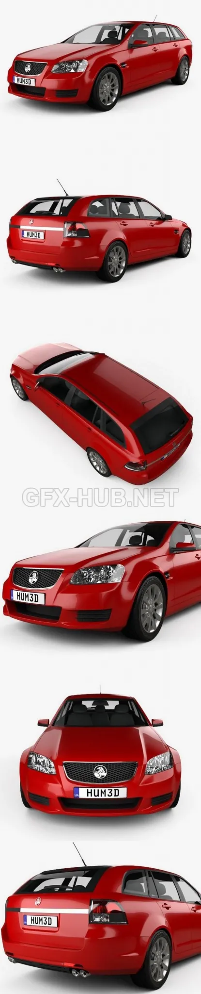 CAR – Holden VE Commodore Sportwagon 2012  3D Model