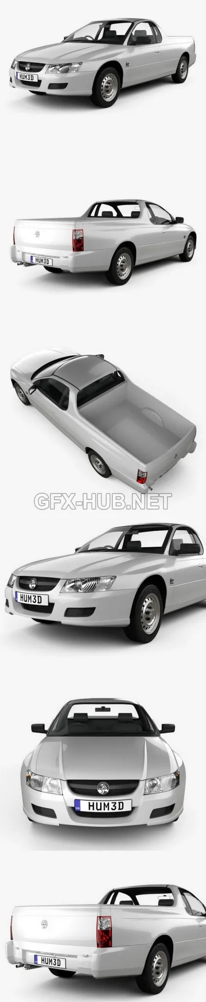 CAR – Holden VZ Ute 2004  3D Model