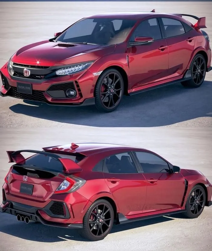 CAR – Honda Civic Type R 2018 3D Model