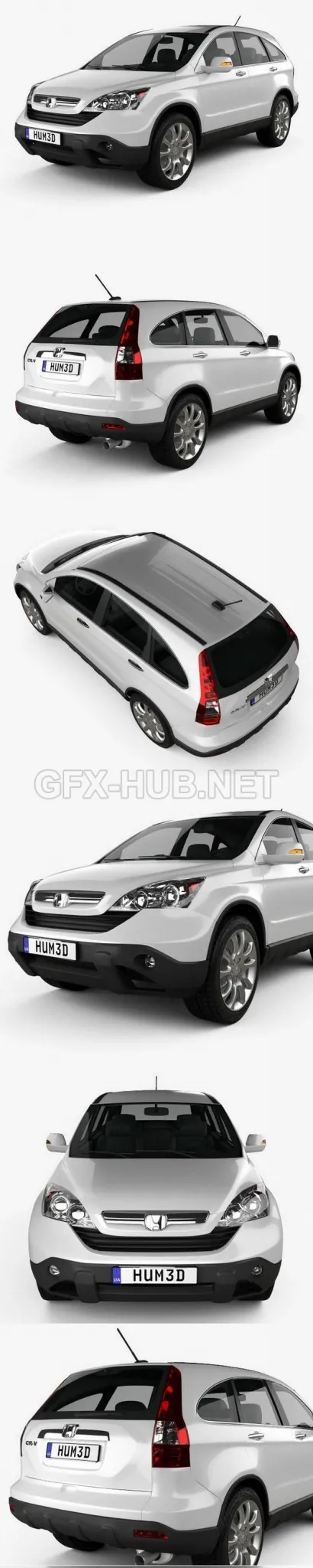 CAR – Honda CR-V 2010  3D Model
