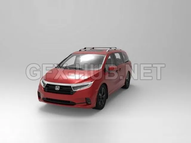 CAR – Honda Odyssey 3D Model