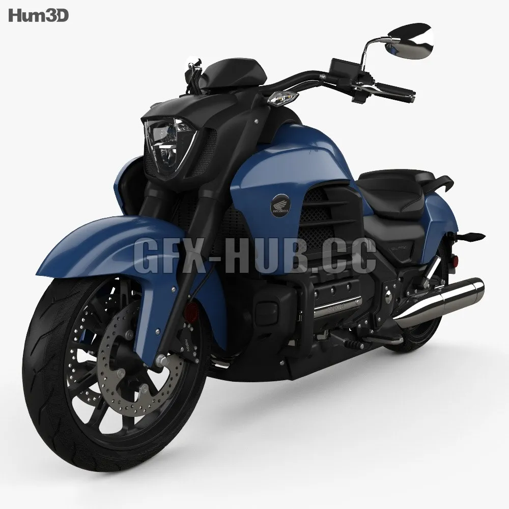 CAR – Honda Valkyrie GL1800C 2015 3D Model