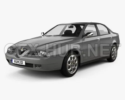 CAR – HUM3D Alfa Romeo 166 1998  3D Model