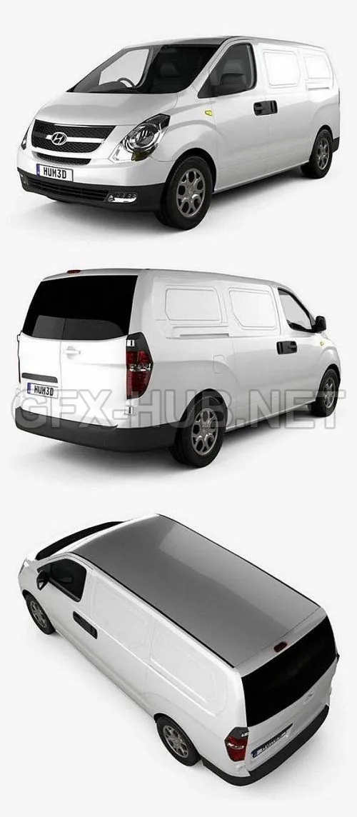 CAR – Hyundai H1 iLoad 2010 3D Model