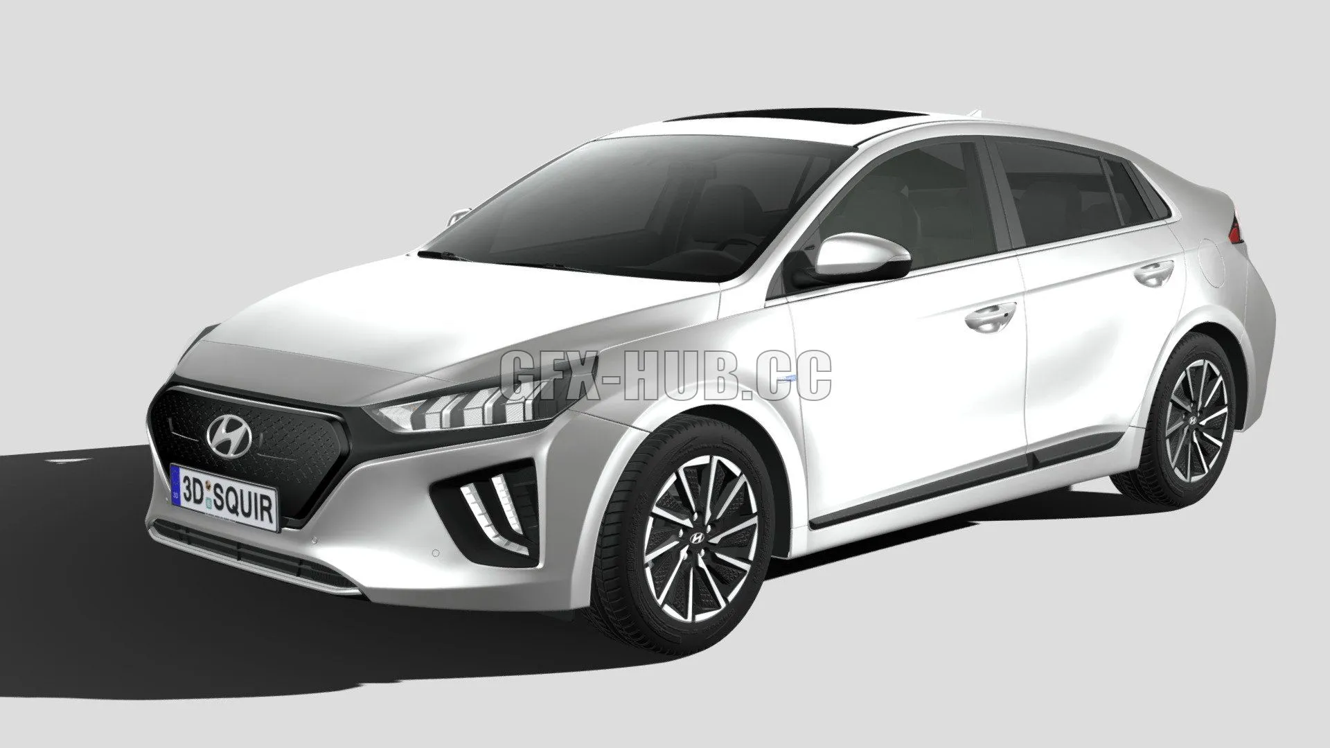 CAR – Hyundai Ioniq 2020 3D Model