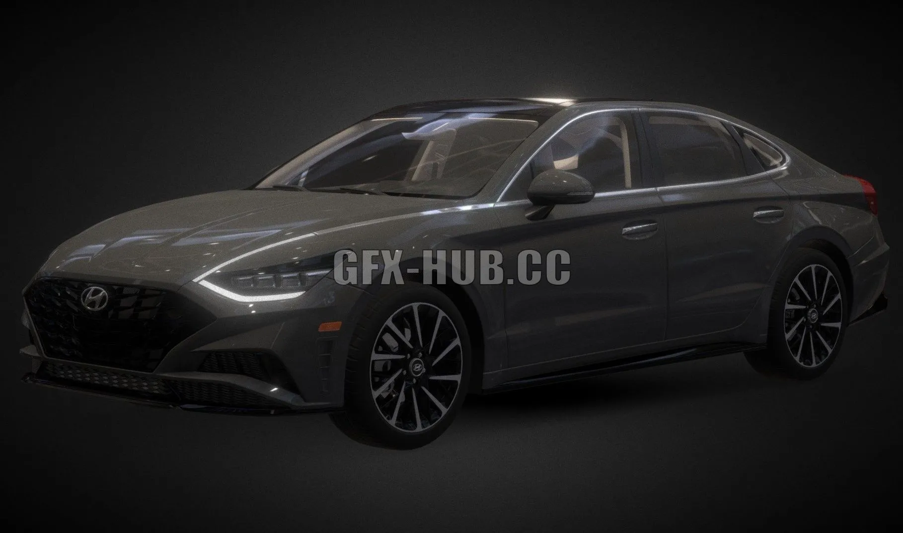 CAR – Hyundai Sonata 2020 3D Model