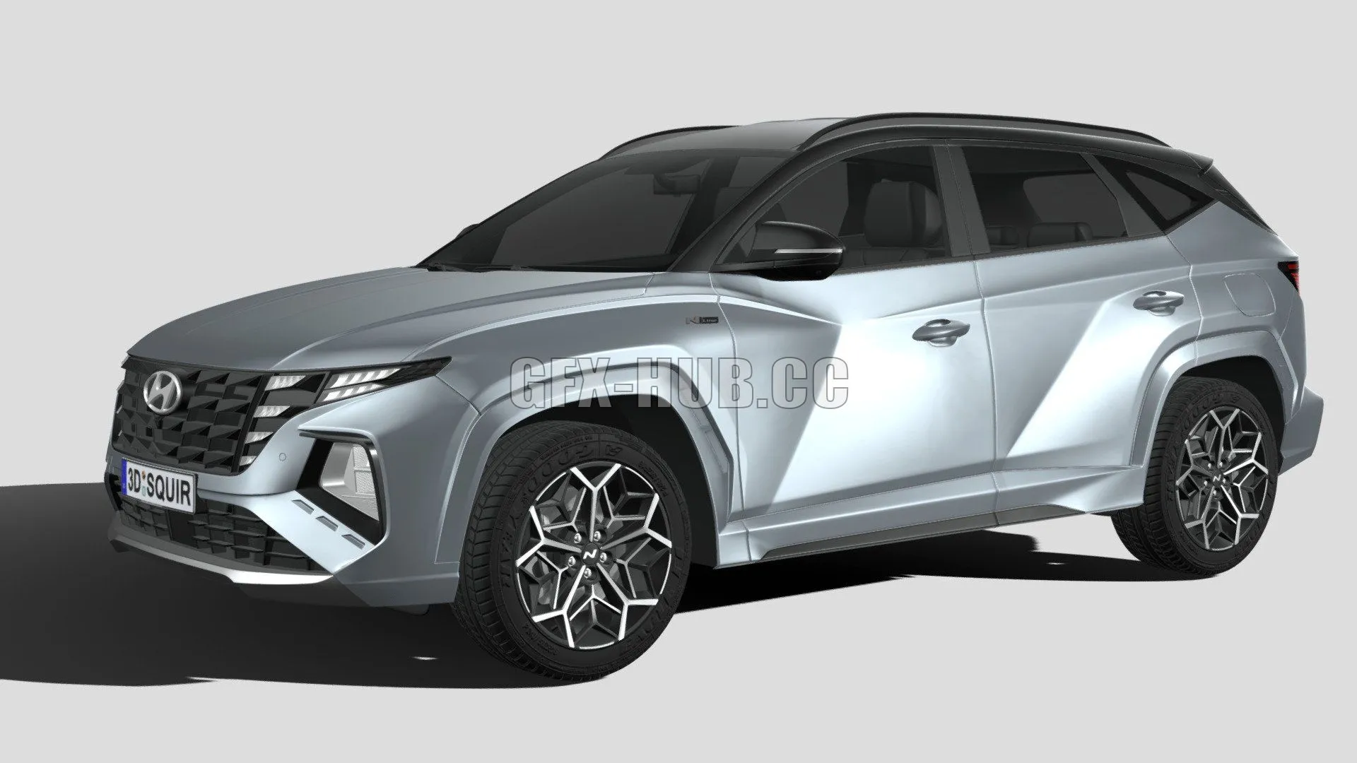 CAR – Hyundai Tucson N-Line 2021 3D Model