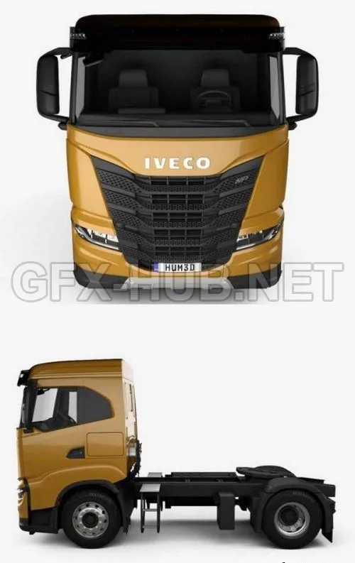 CAR – Iveco X-Way Tractor Truck 2020  3D Model
