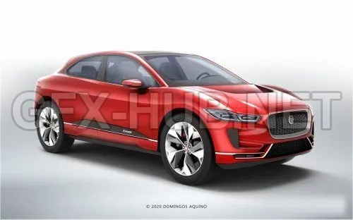 CAR – Jaguar I-Pace 2020 3D Model