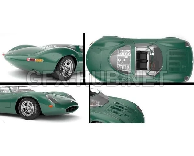 CAR – Jaguar XJ13 3D Model