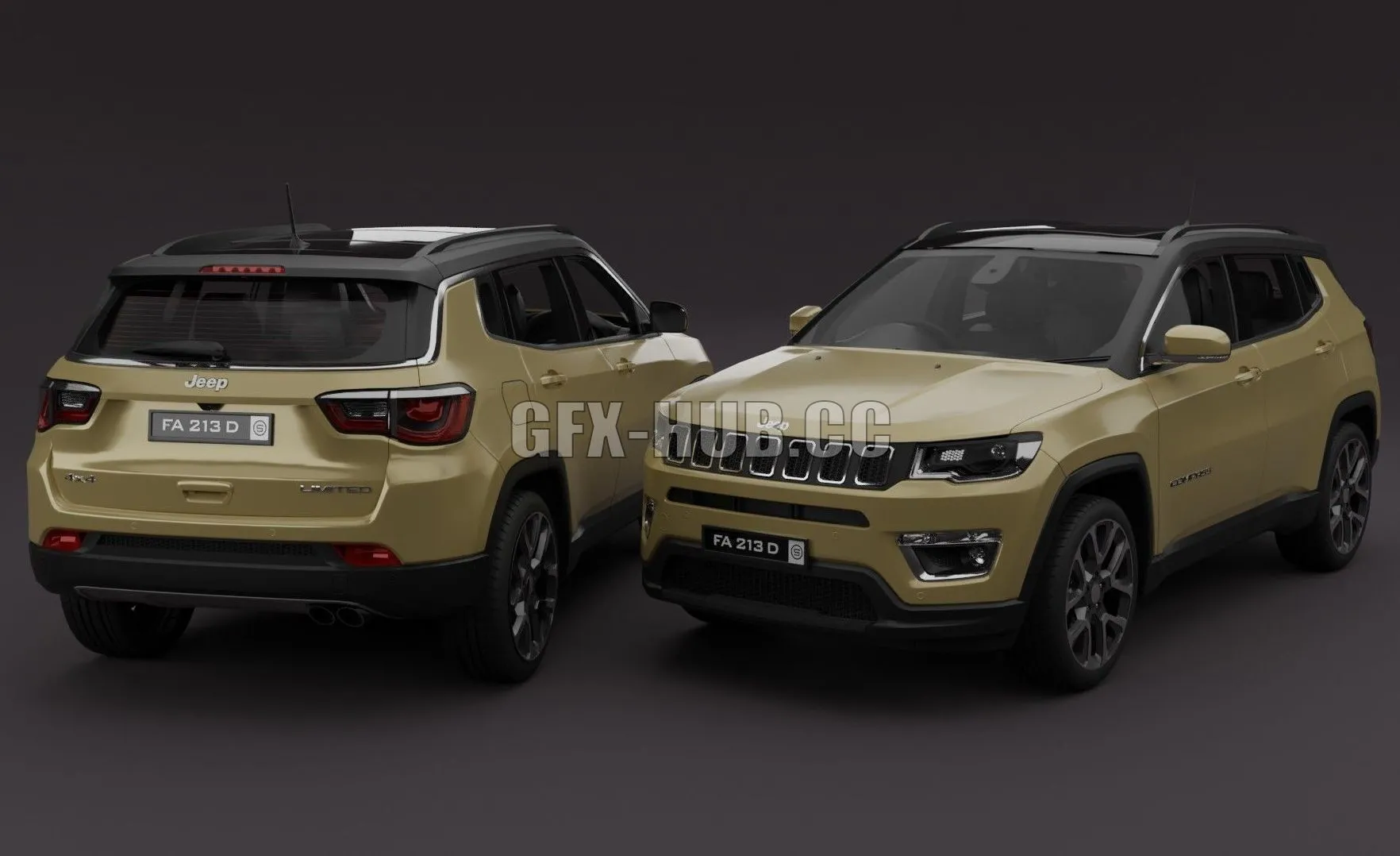 CAR – Jeep Compass 3D Model