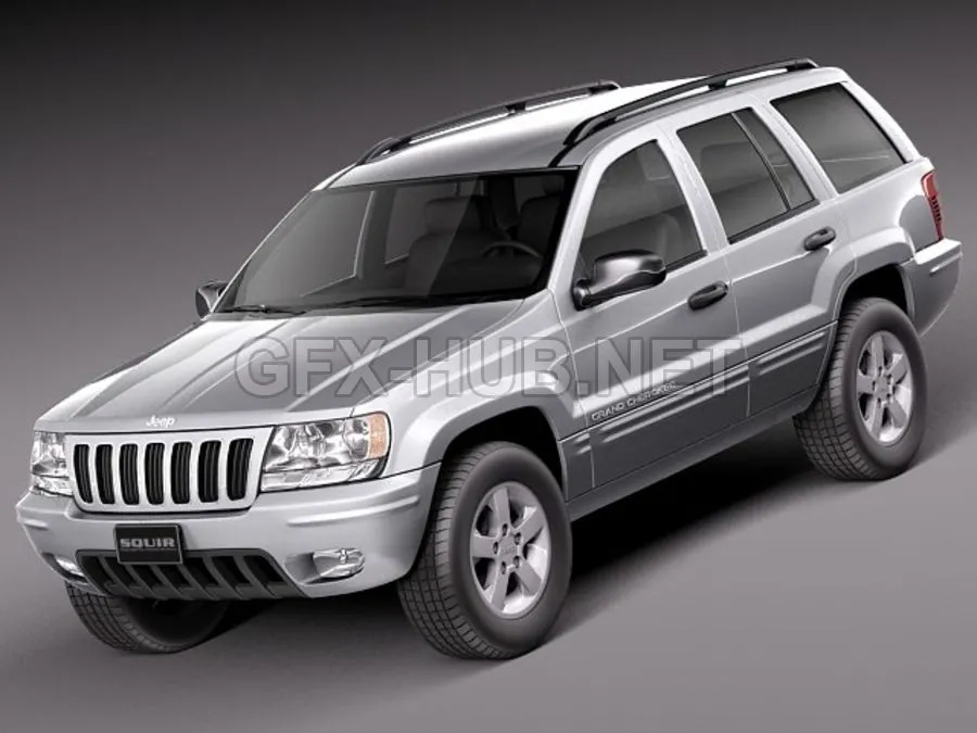 CAR – Jeep Grand Cherokee 1999-2005 3D Model