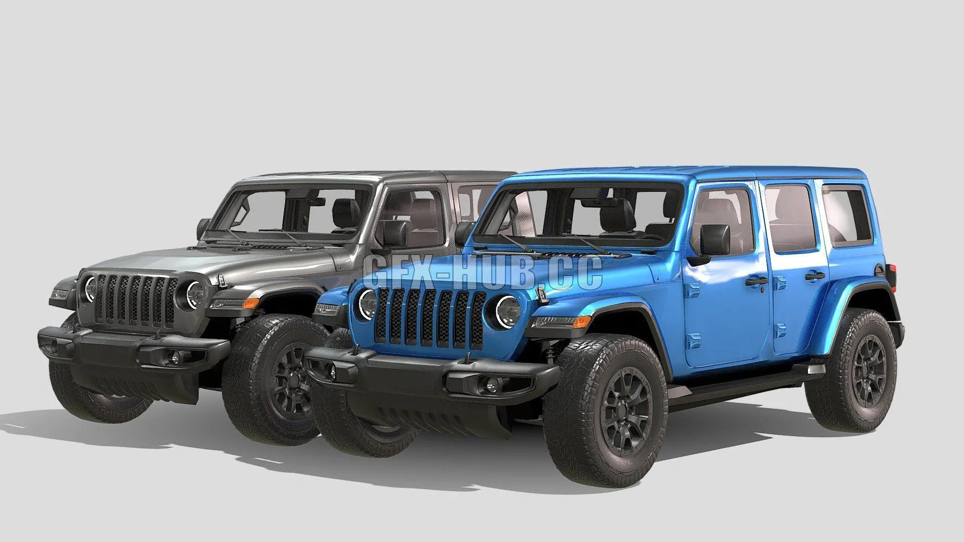 CAR – Jeep Wrangler Rubicon 392 2021 Gladiator 3D Model