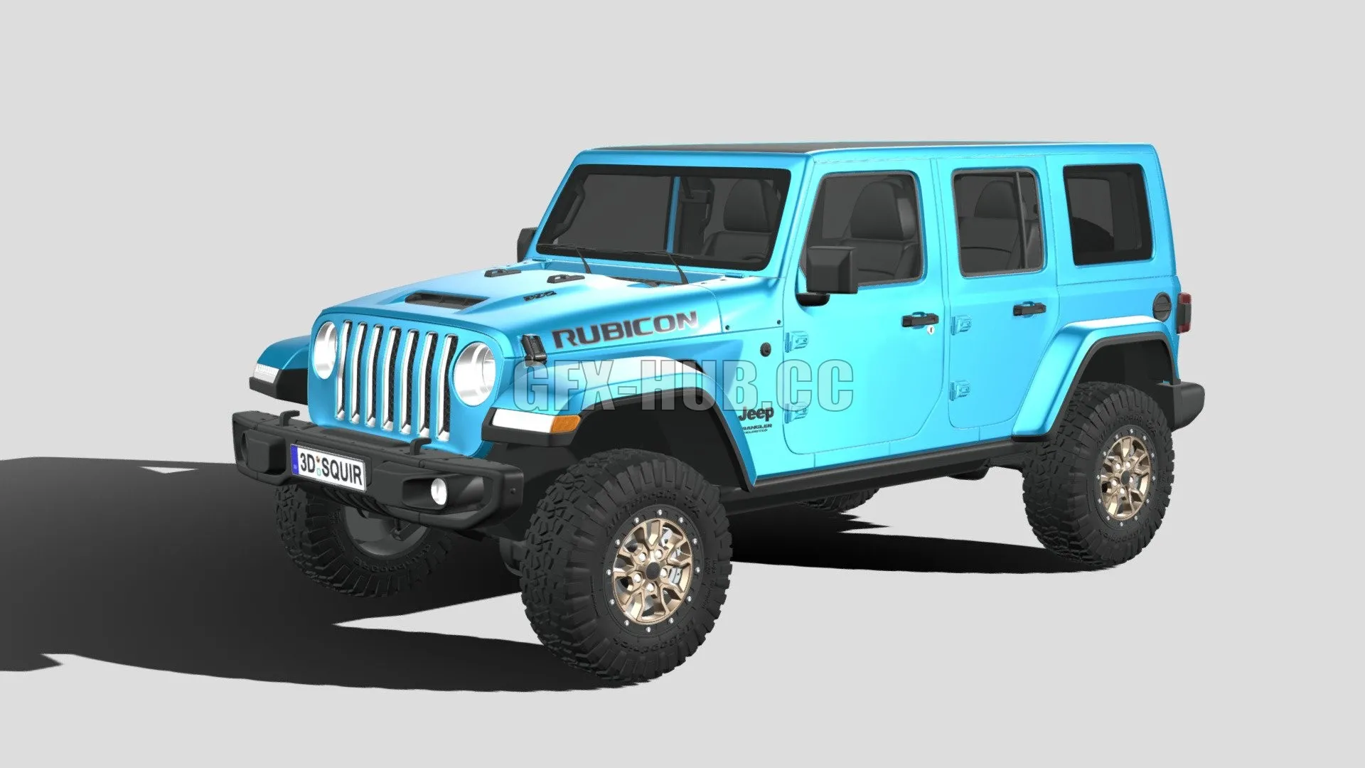 CAR – Jeep Wrangler Rubicon 392 2021 3D Model