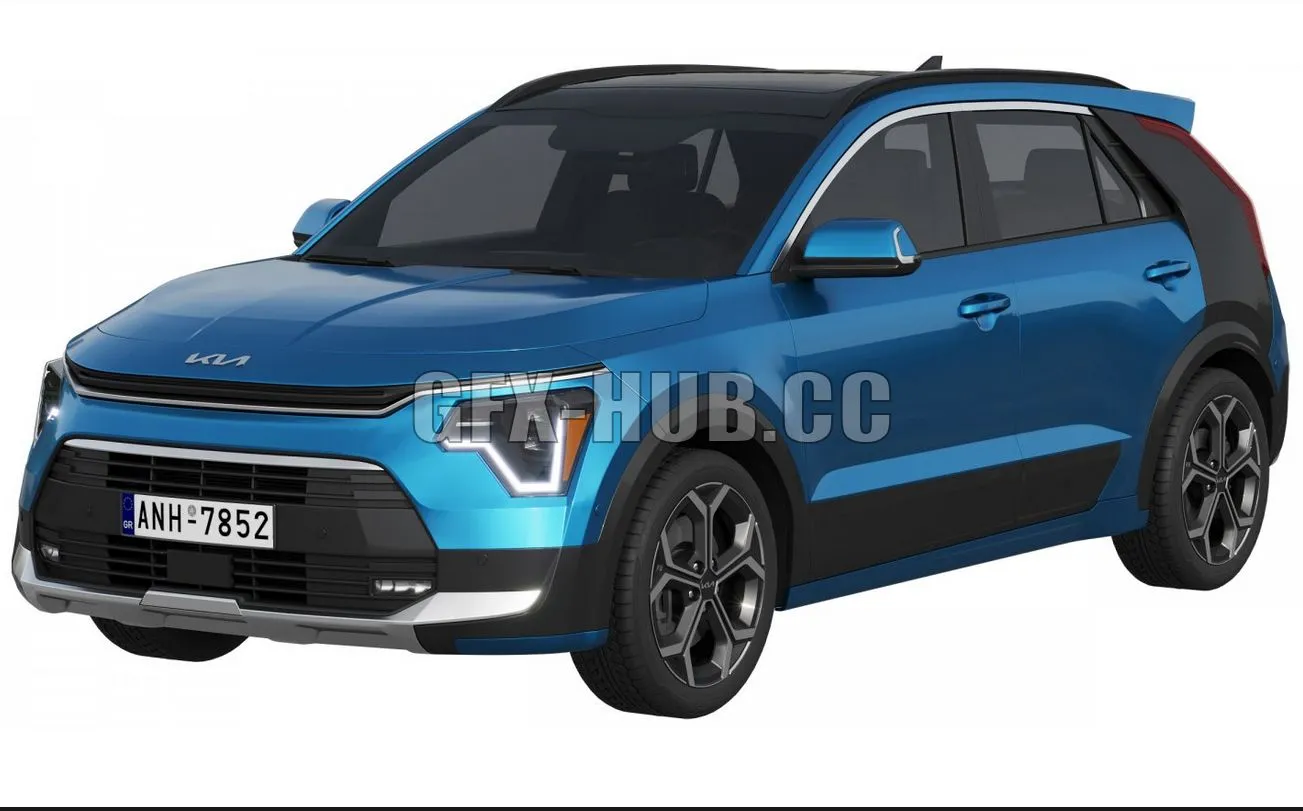 CAR – Kia Niro 2023 3D Model