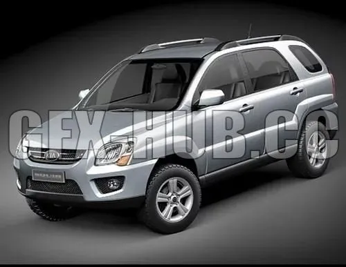 CAR – Kia Sportage 2009 3D Model