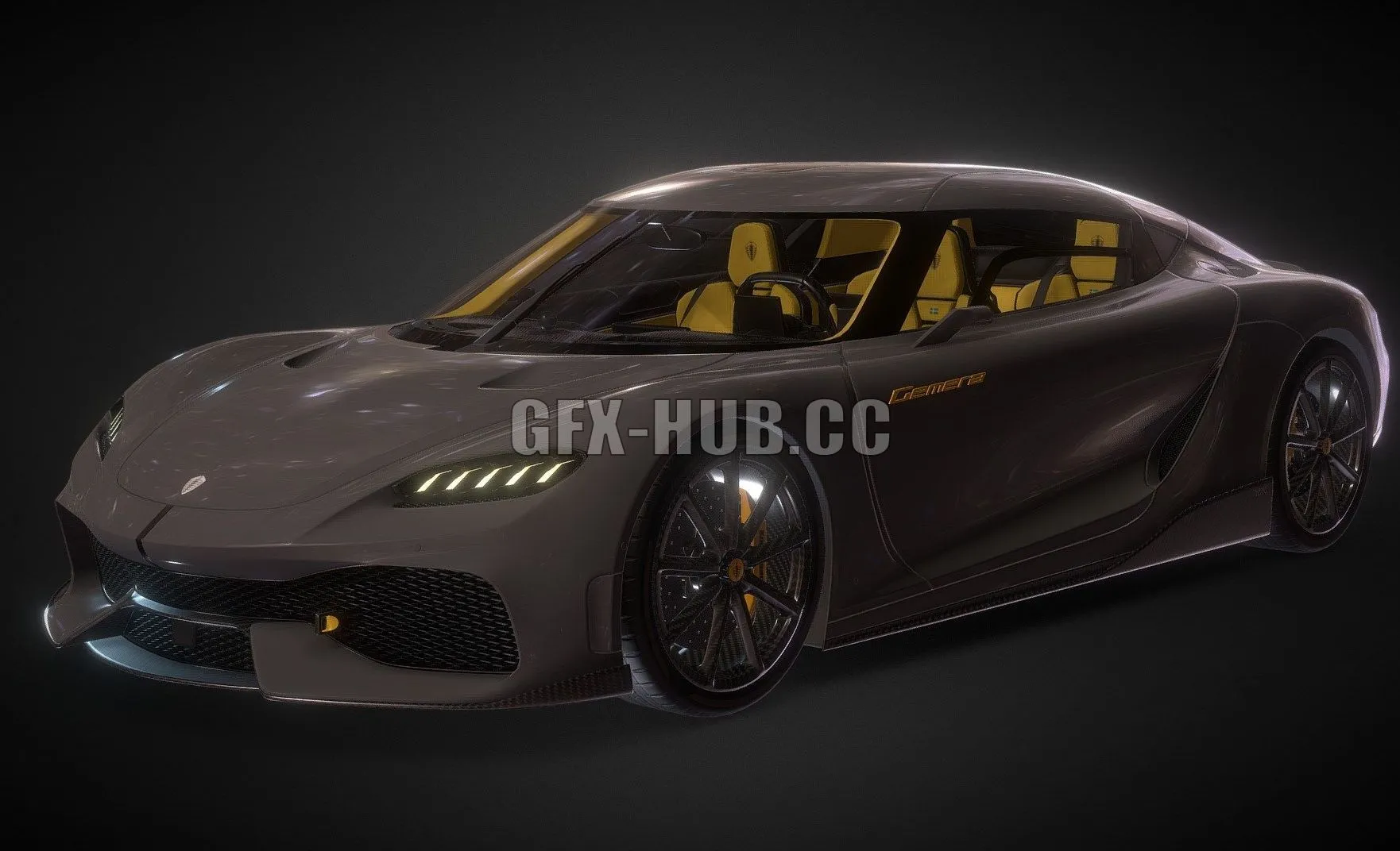 CAR – Koenigsegg Gemera 2021 3D Model