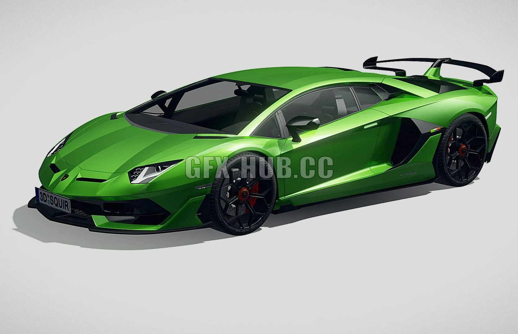 CAR – Lamborghini Aventador SVJ 2019 3D Model