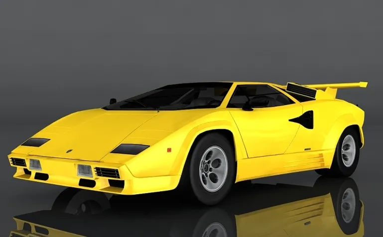 CAR – Lamborghini Countach LP5000 3D Model