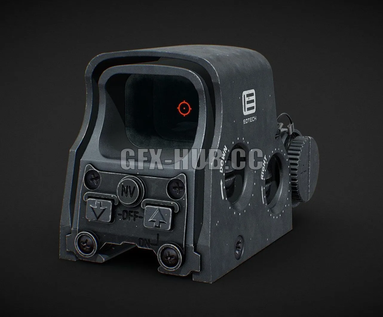 PBR Game 3D Model – EOTECH HWS XPS2