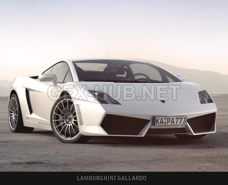 CAR – Lamborghini Gallardo 3D Model