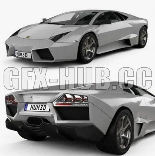 CAR – Lamborghini Reventon 2009 3D Model