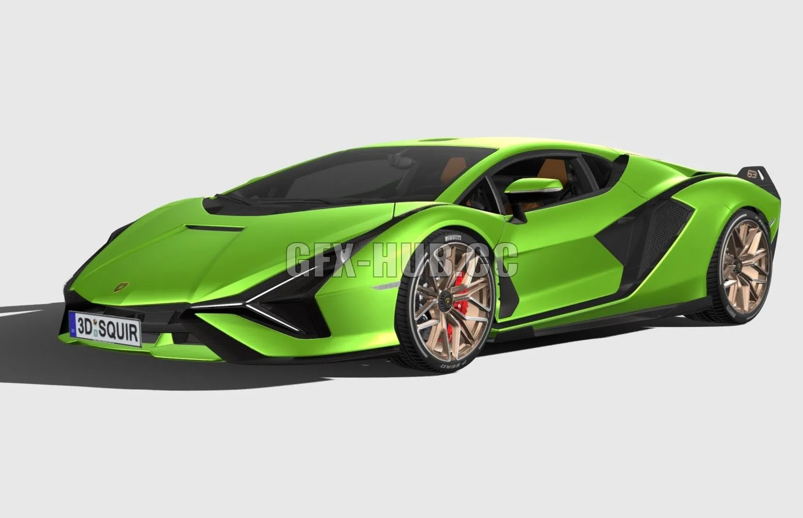 CAR – Lamborghini Sian 2020 3D Model