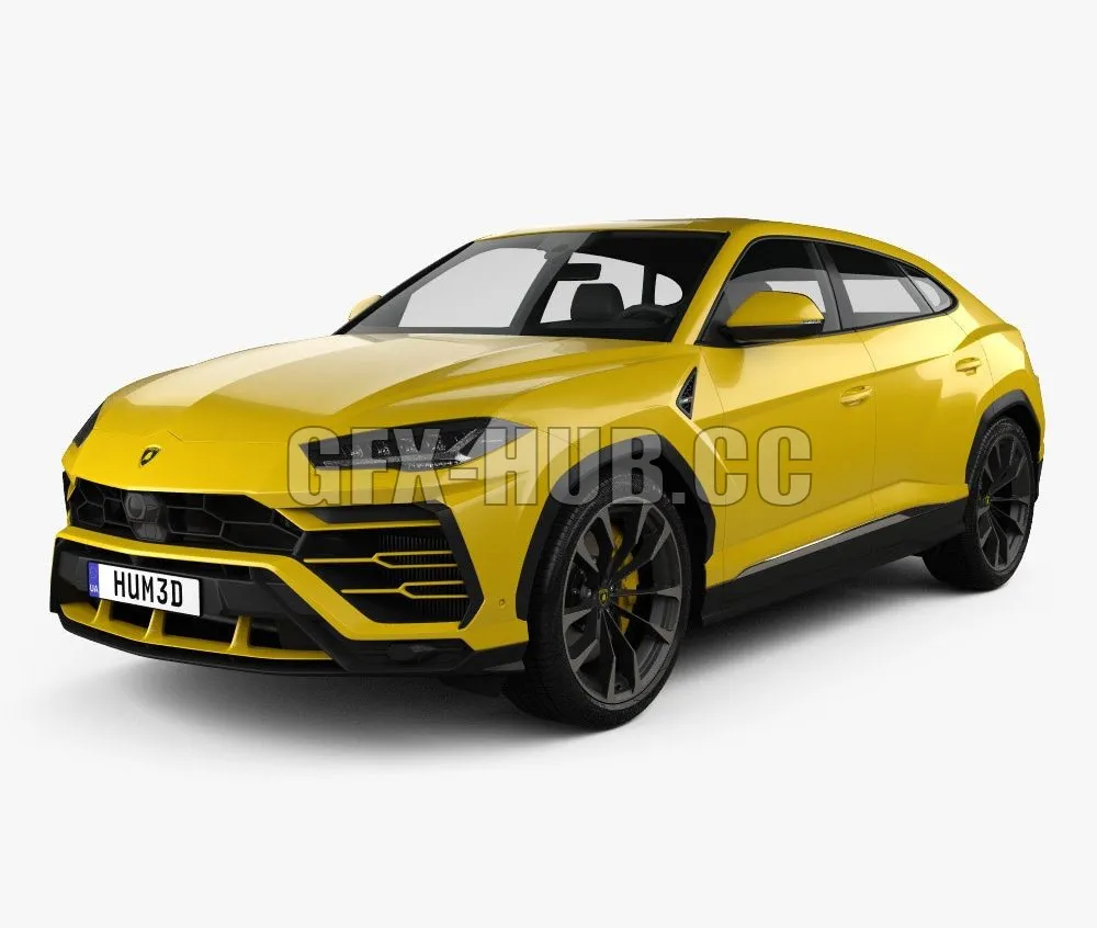 CAR – Lamborghini Urus 2020 3D Model