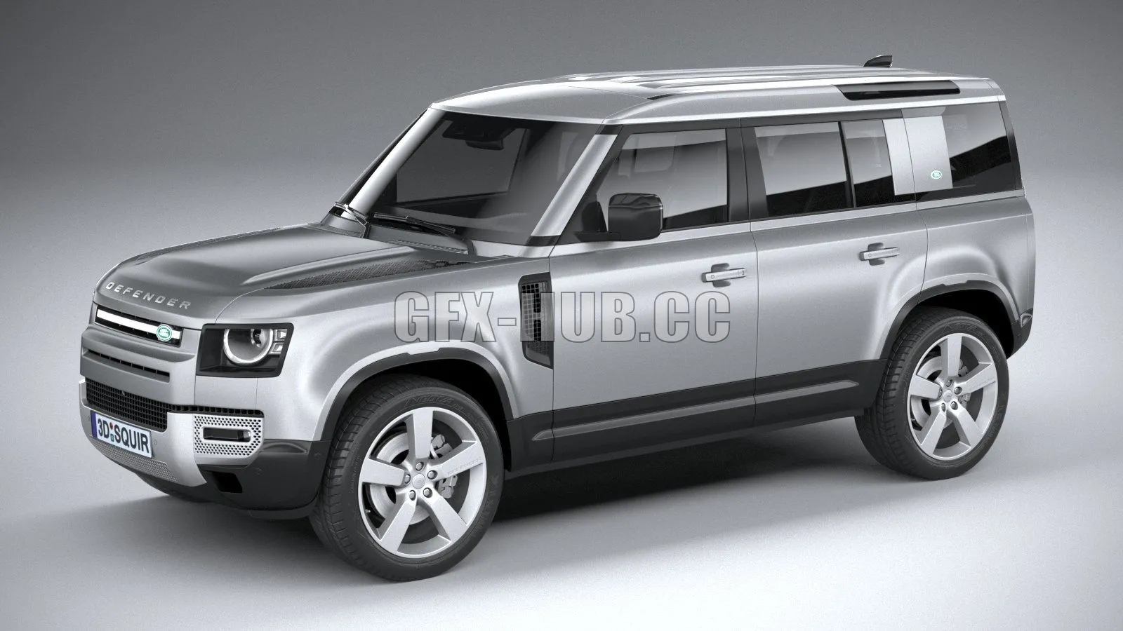 CAR – Land Rover Defender 110 2020 3D Model