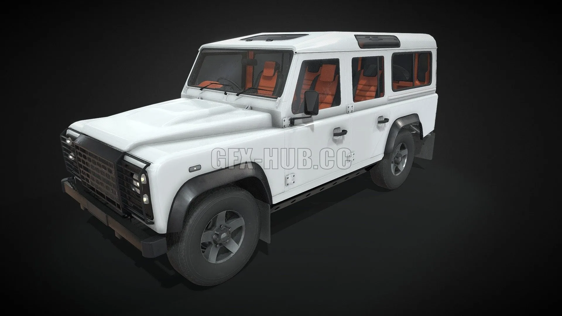 CAR – Land Rover Defender 3D Model