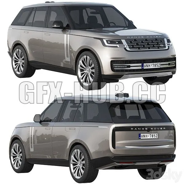 CAR – Land Rover Range Rover 2022 3D Model
