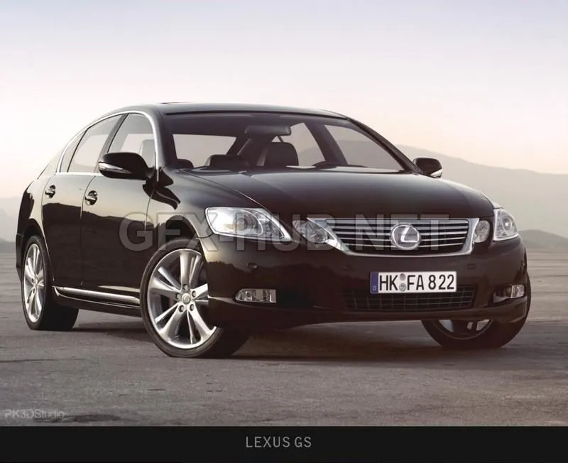 CAR – Lexus GS 3D Model
