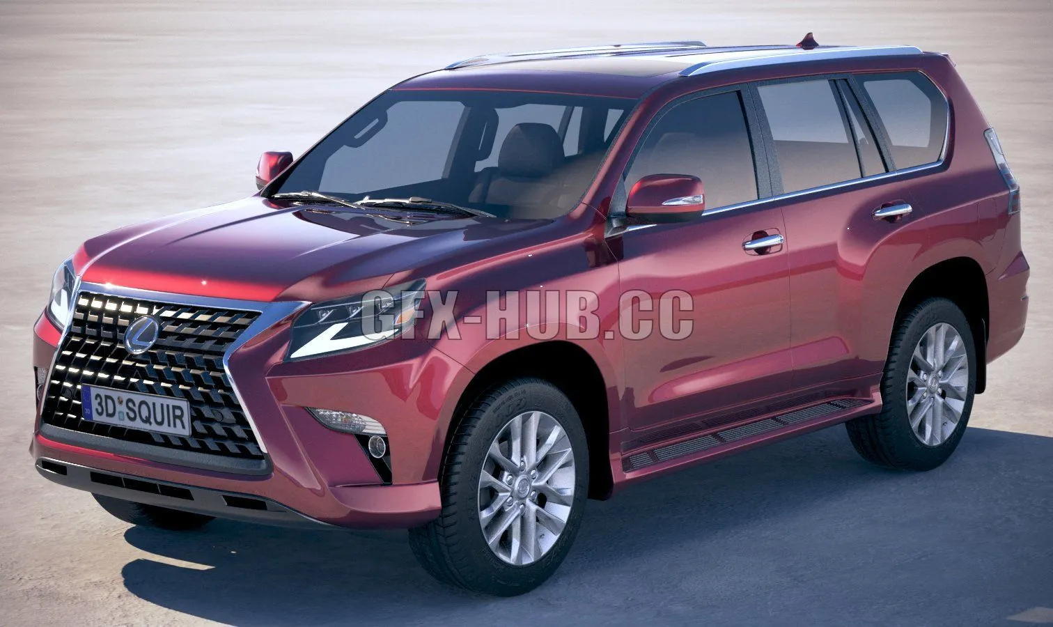 CAR – Lexus GX460 2020 3D Model