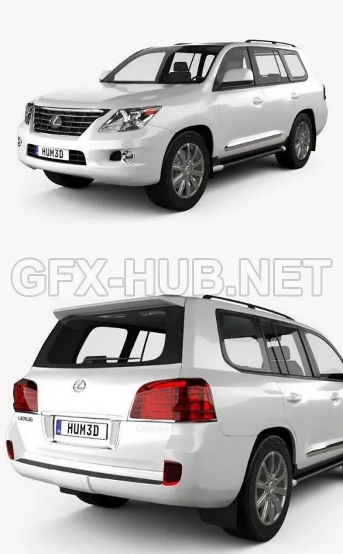 CAR – Lexus LX 570 (J200) 2010  3D Model
