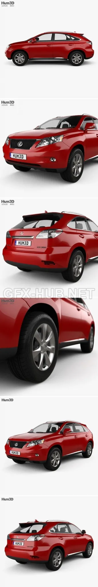 CAR – Lexus RX 2010  3D Model