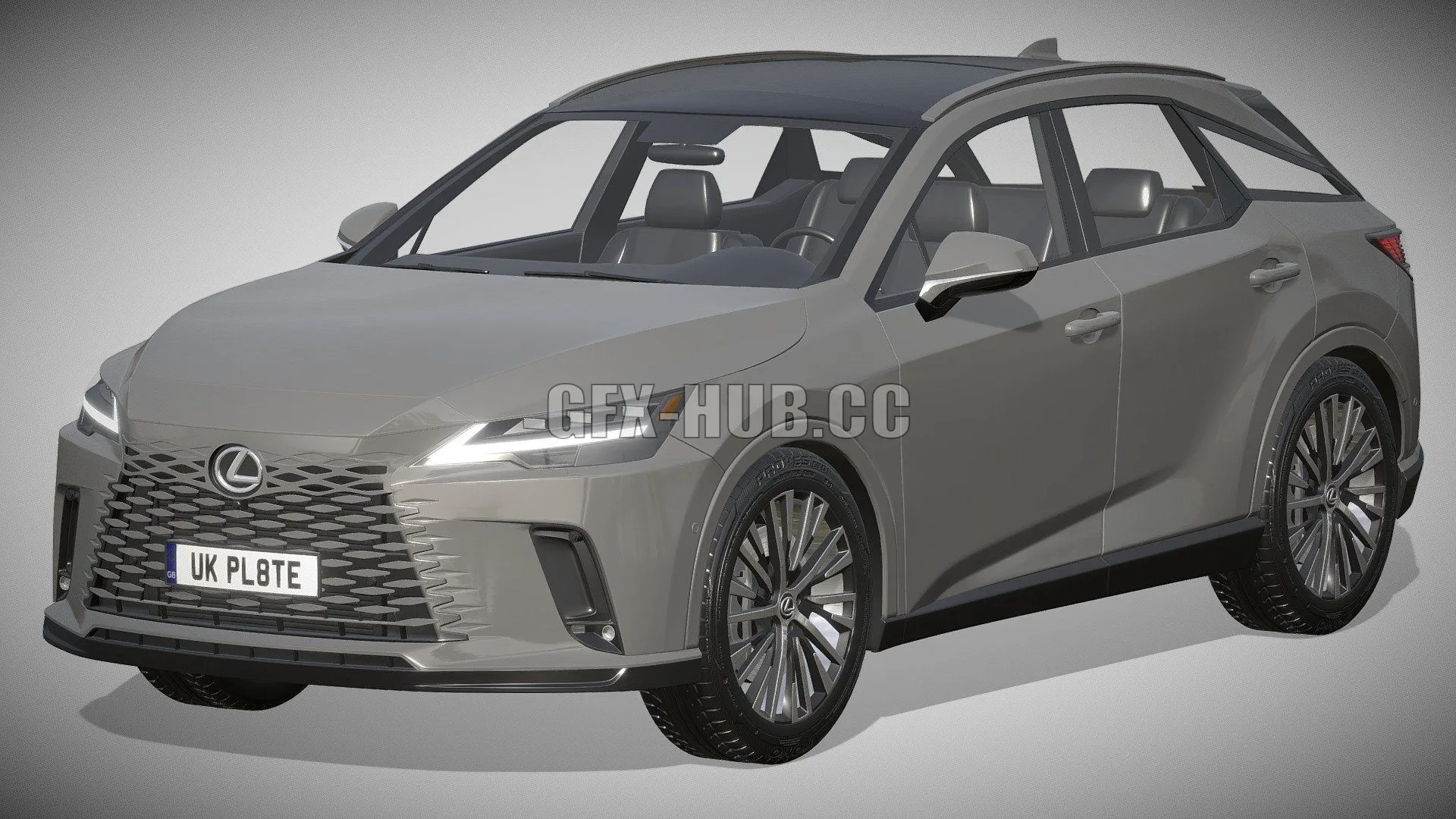 CAR – Lexus RX 450 2023 3D Model