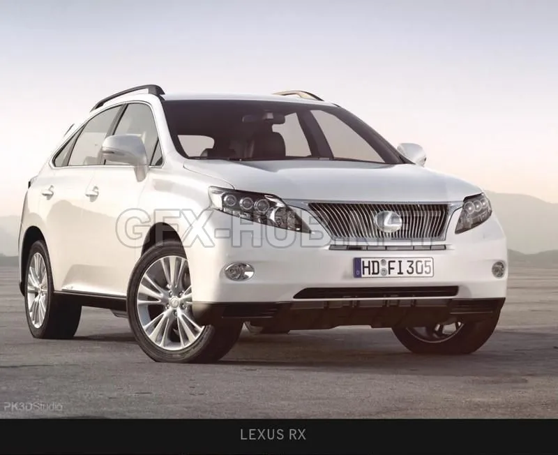 CAR – Lexus RX 3D Model