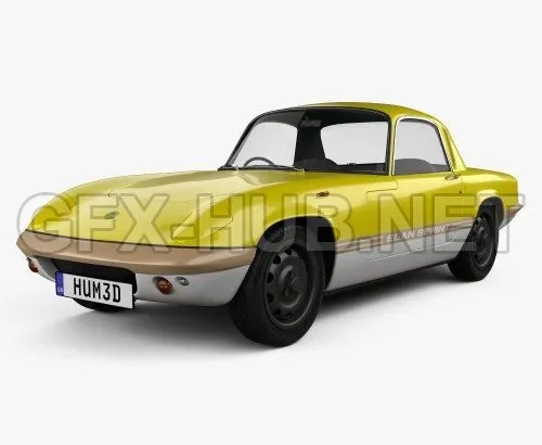 CAR – Lotus Elan Sprint Fixed-head Coupe 1971  3D Model