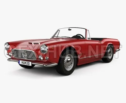CAR – Maserati 3500 Spyder 1959  3D Model