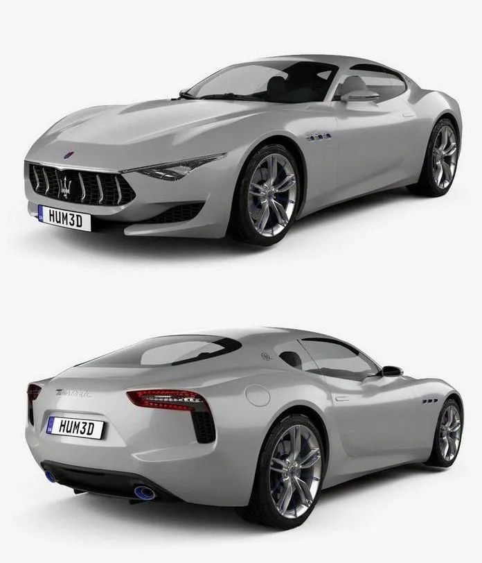 CAR – Maserati Alfieri 2014 3D Model